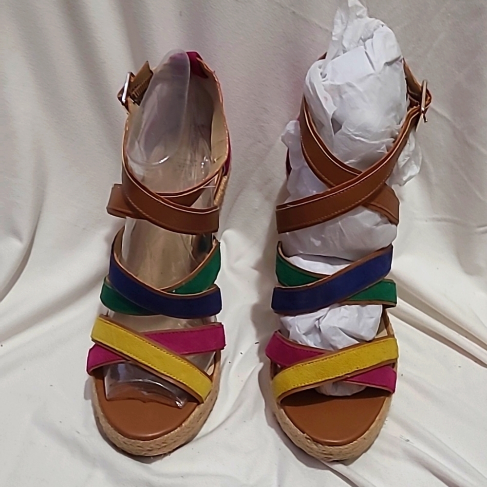INC International Concepts Multicolor Wedges
